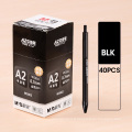 M&amp;G 0,7 mm semi-gel Ink Ballpoint Ppoint Ppoint lisse Writing Ball Pen for School Writing